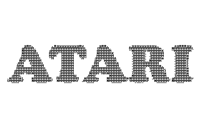 ASCII-Art Pro atari screenshot